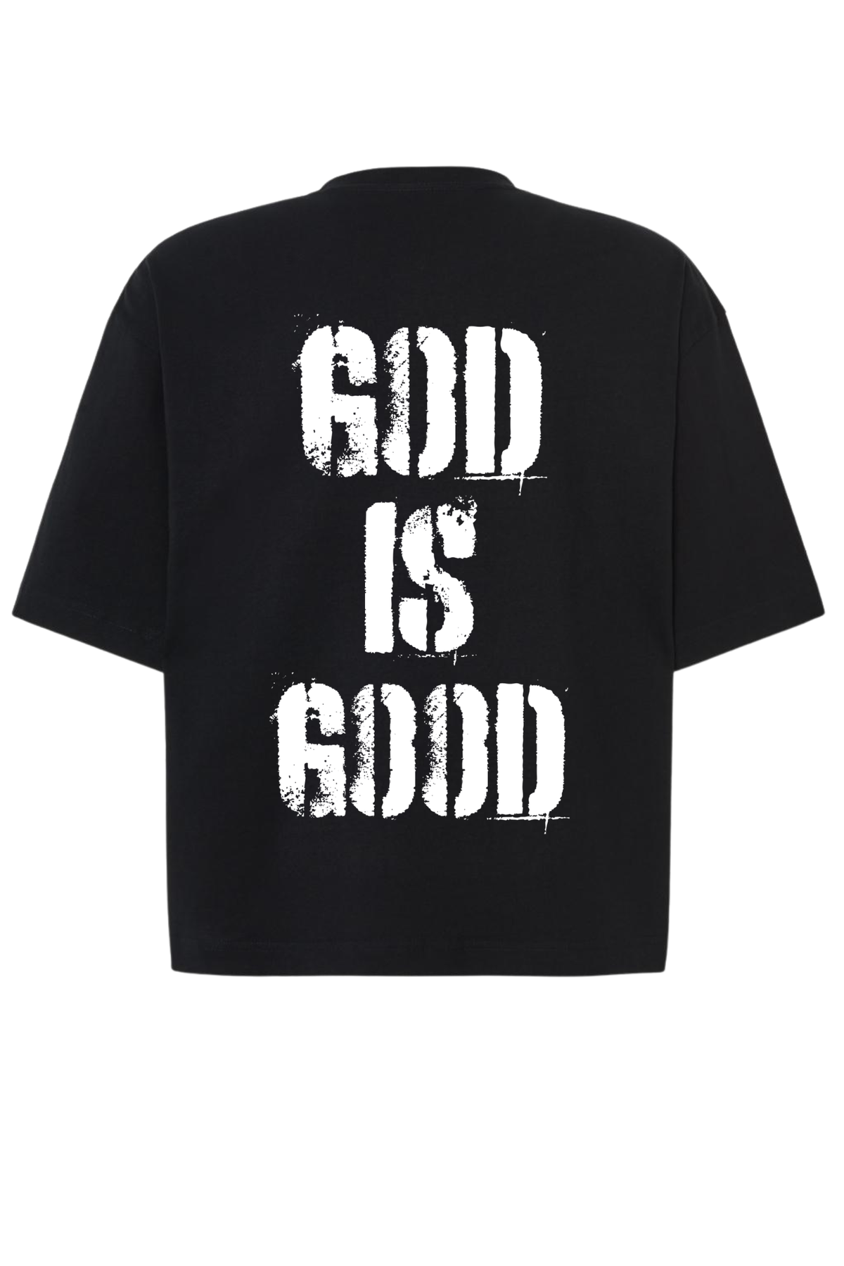 Camiseta God is Good Negra - Faith Collection