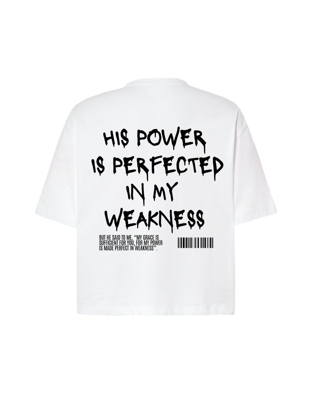 Camiseta His power Blanca - Faith Collection