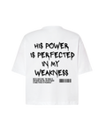 Camiseta His power Blanca - Faith Collection
