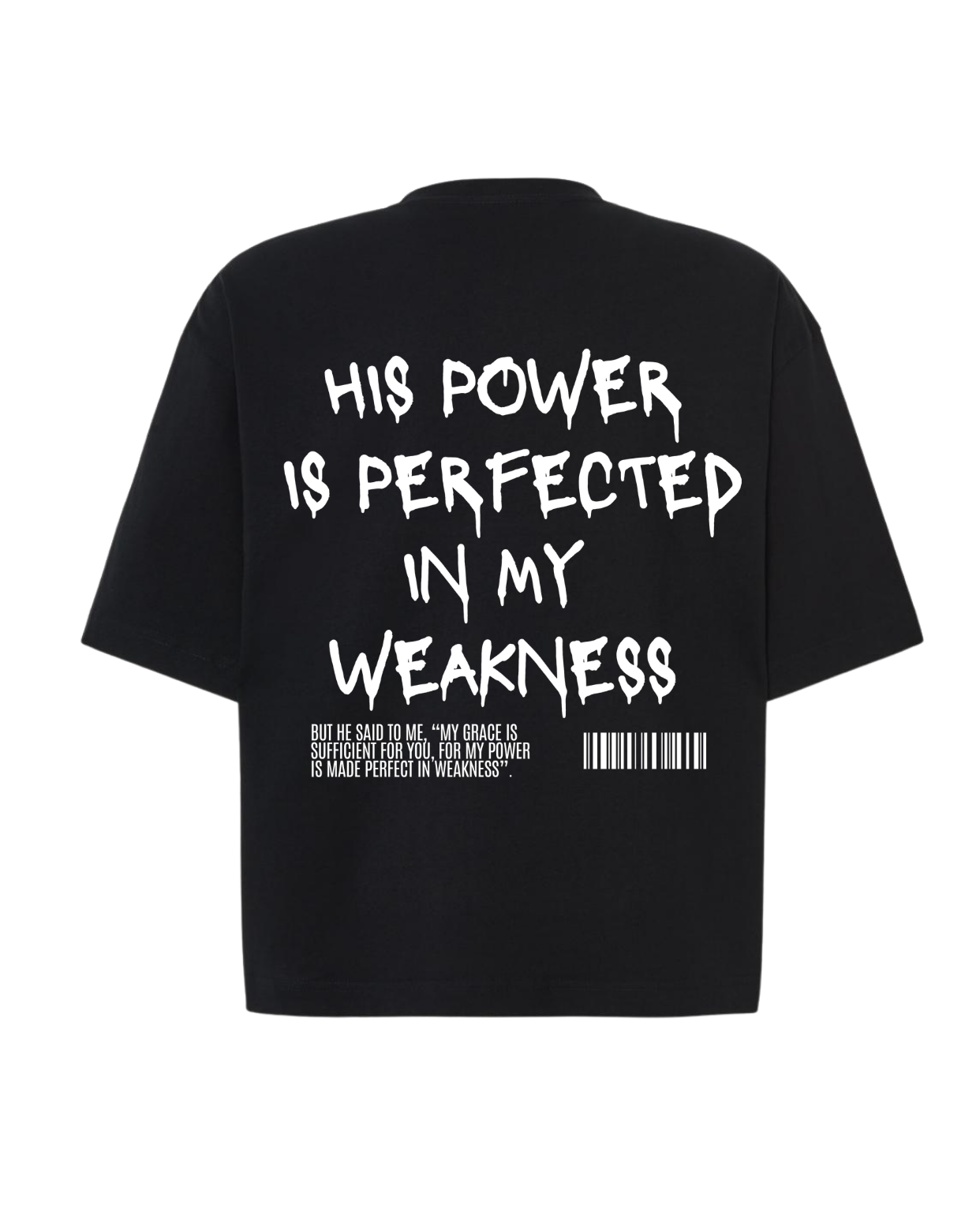 Camiseta His power Negra - Faith Collection