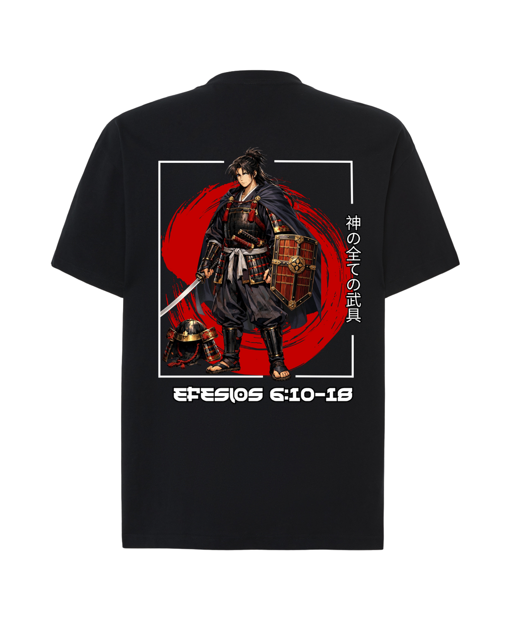 Camiseta Samurai Negra - Faith Collection