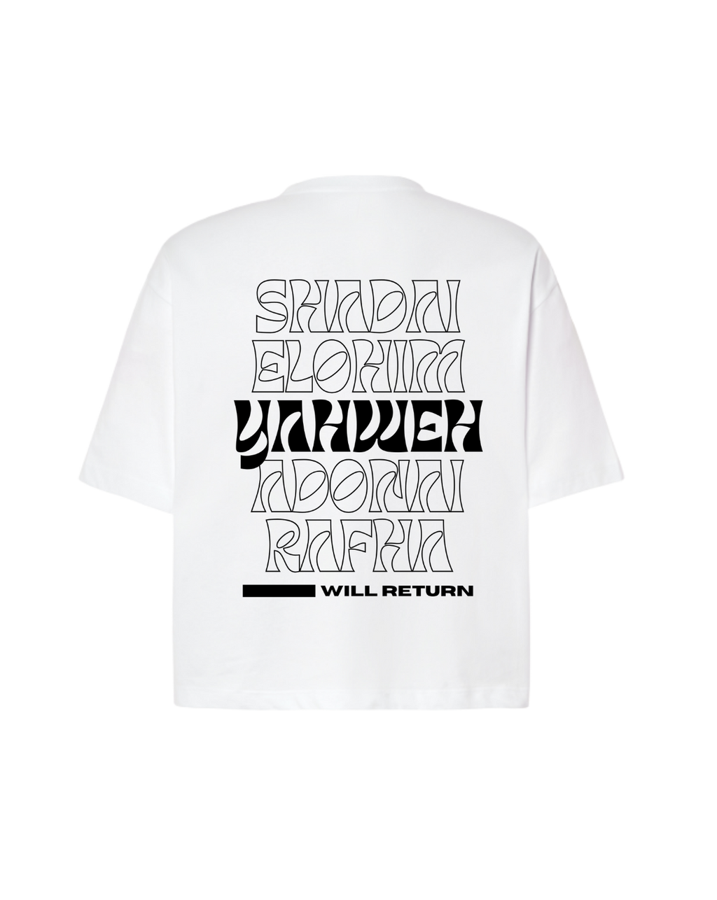 Camiseta Shadai Blanca - Faith Collection