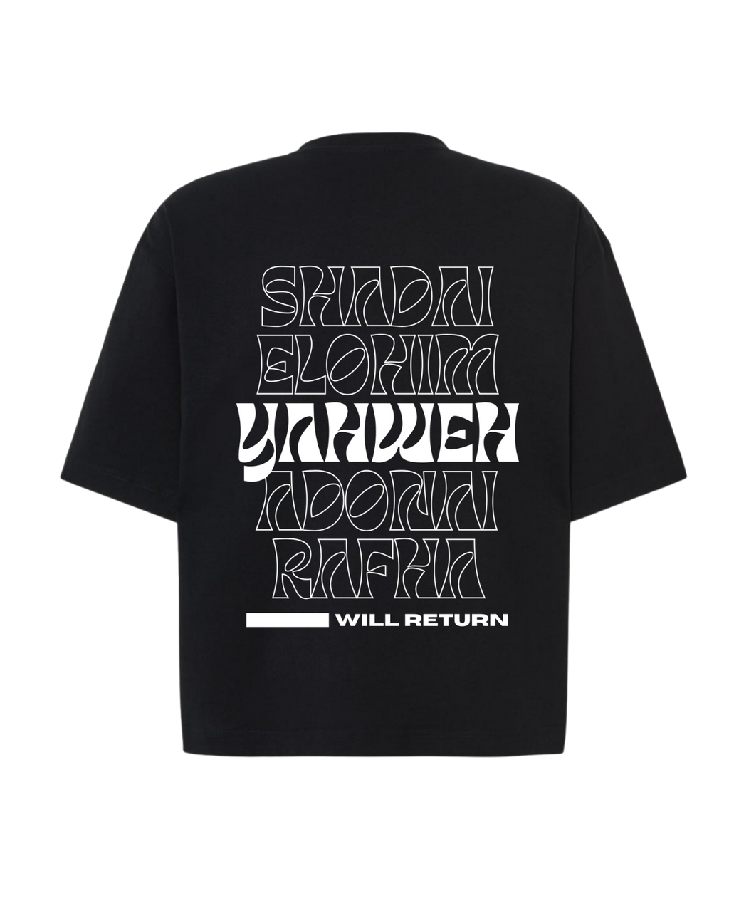 Camiseta Shadai Negra - Faith Collection