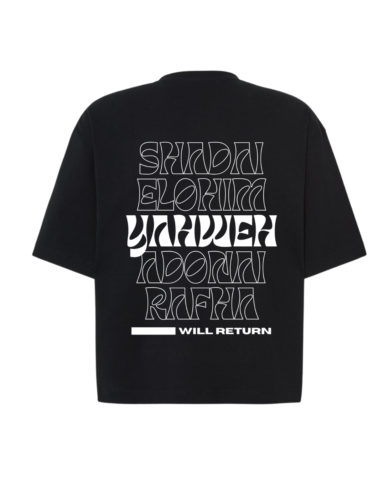 Camiseta Shadai Negra - Faith Collection